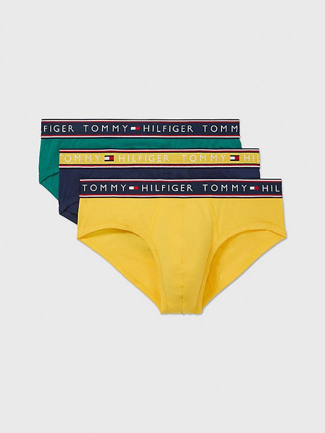 Agnes Gray Literacy vold Tommy Hilfiger Danmark - Tommy Hilfiger Bottom Tilbud - Tommy Hilfiger Gul  3 Pack Str XS